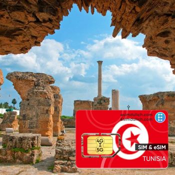 Sim Du Lịch Tunisia 15 Ngày Tốc Độ Cao
